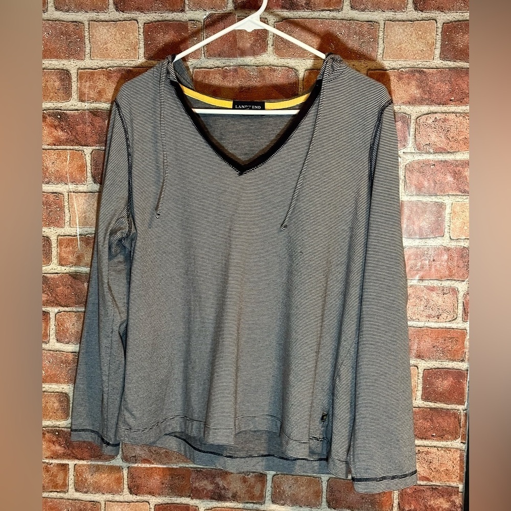 Land's End women's long sleeve be pullover hoodie size XLP